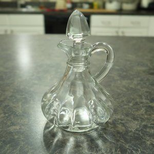 Glass Cruet with Glass Stopper